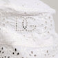 White Nylon Cut Out Bucket Logo Capello Hat