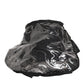Black PVC Wide Brim Men Bucket Capello Hat