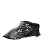 Black PVC Wide Brim Men Bucket Capello Hat