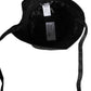 Black PVC Wide Brim Men Bucket Capello Hat