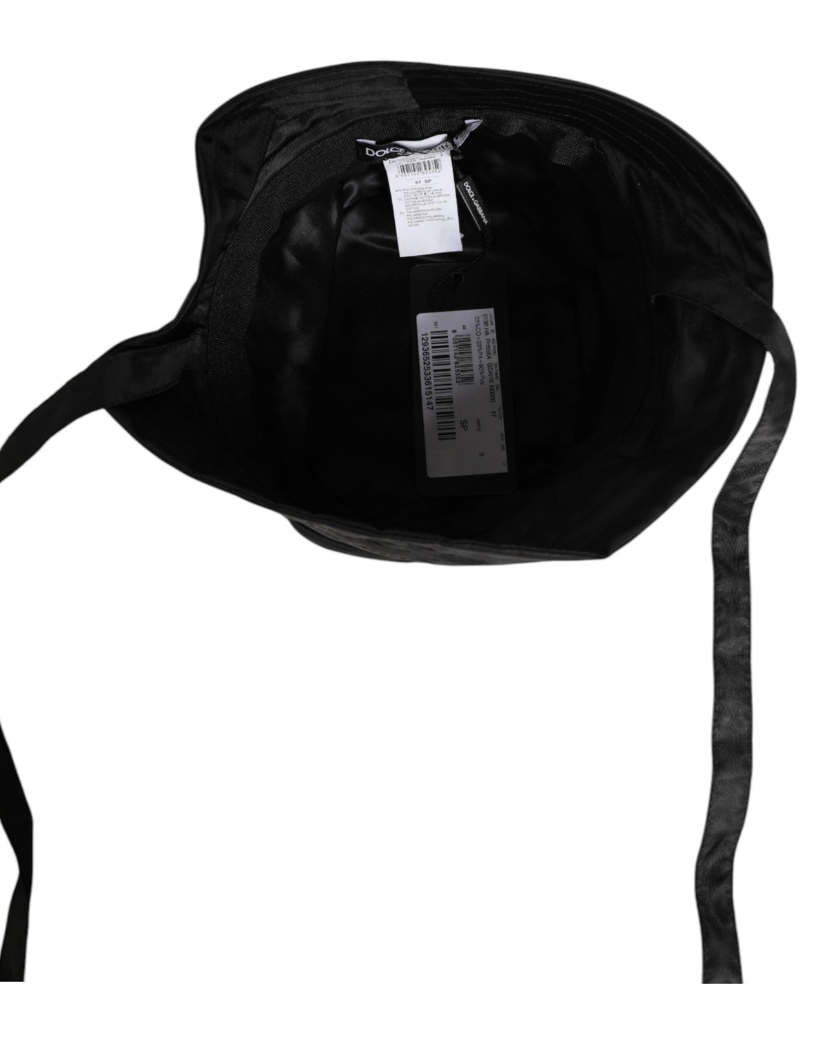 Black PVC Wide Brim Men Bucket Capello Hat