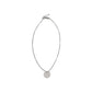 Necklace with round plaque