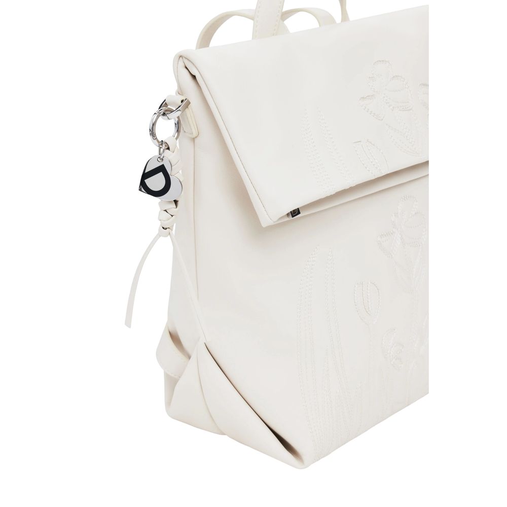 White Polyethylene Backpack