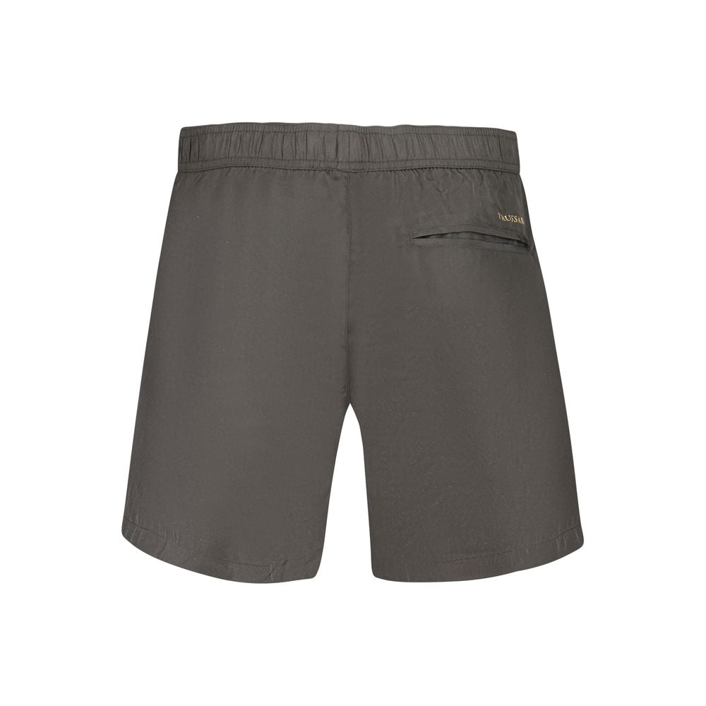 Black Polyester Swimwear