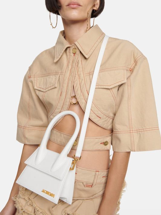 White Le Chiquito Moyen Bag