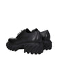 Black Leather Oxfords And Derbies
