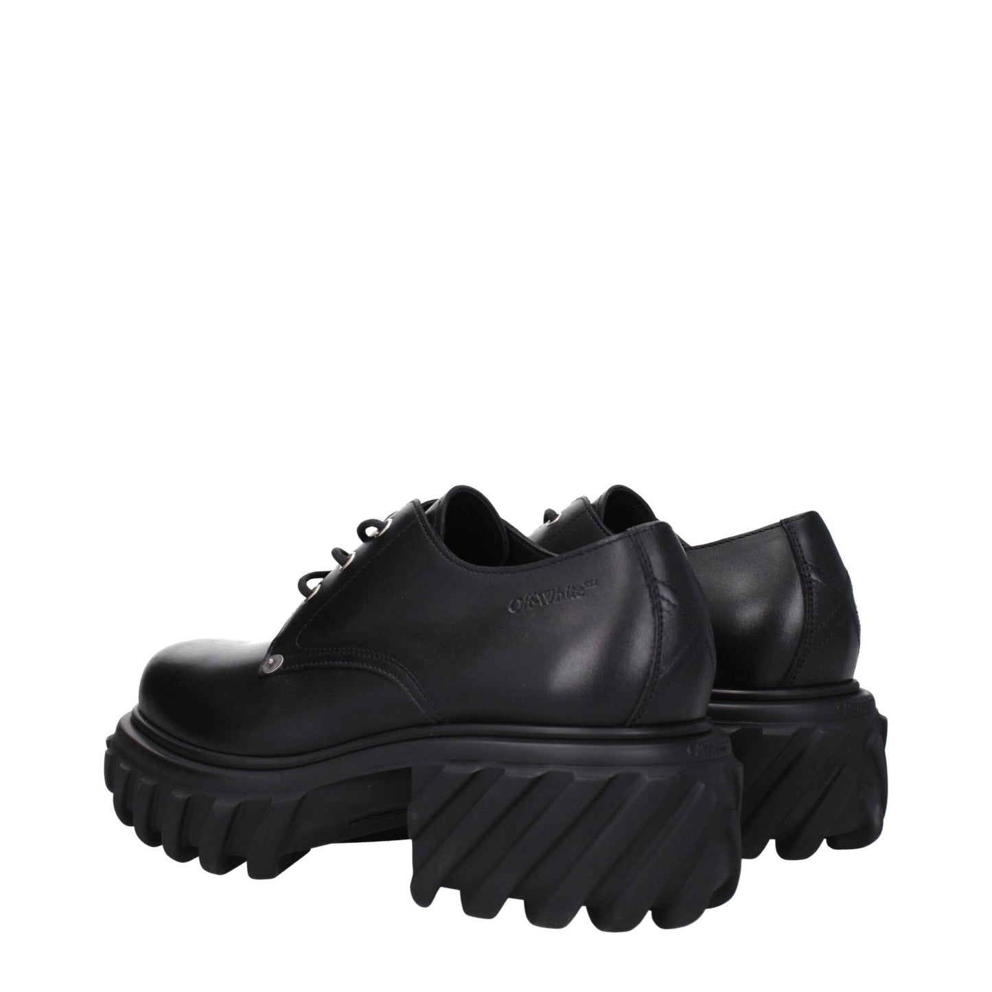Black Leather Oxfords And Derbies