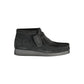 Black Leather Men Sneaker