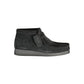 Black Leather Men Sneaker