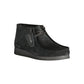 Black Leather Men Sneaker