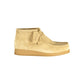 Beige Leather Men Sneaker