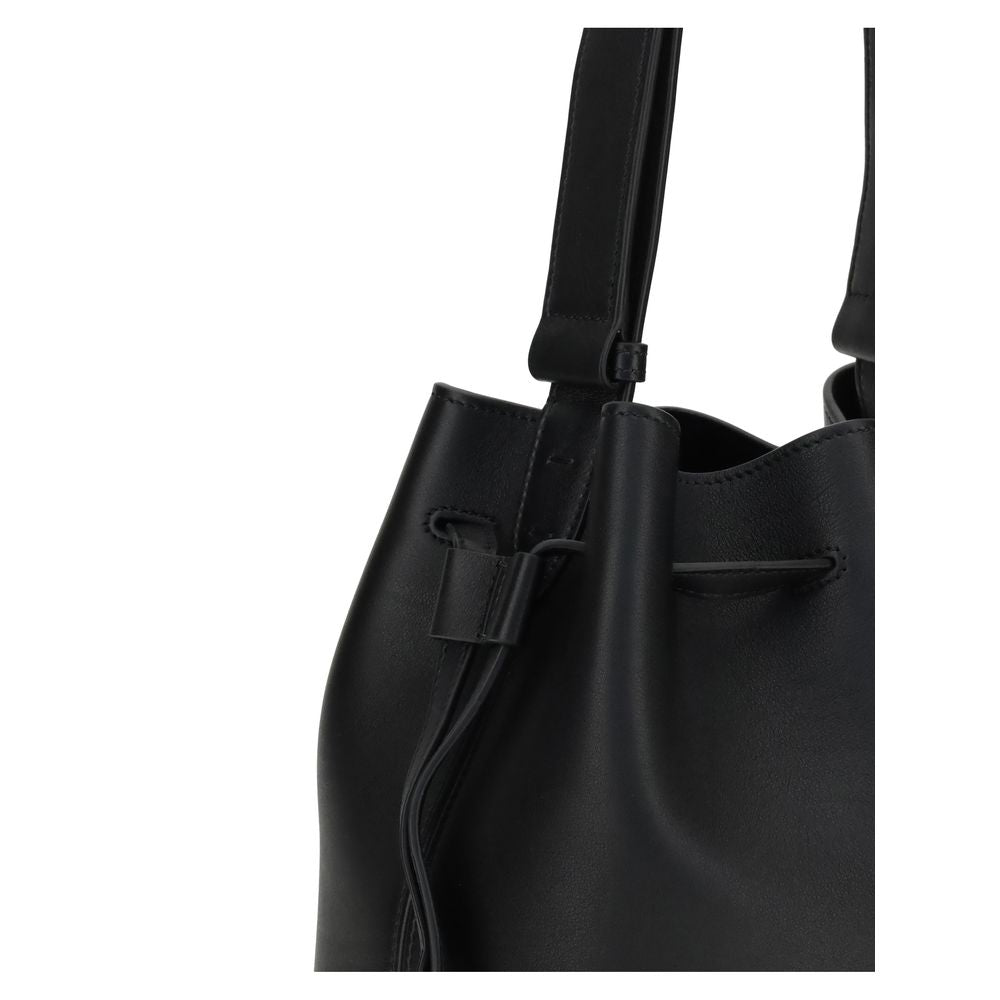 Black Leather Shoulder Bag