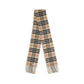 Thin cashmere Check Scarf