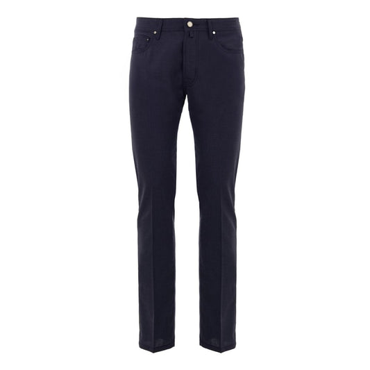 Blue Wool Pant