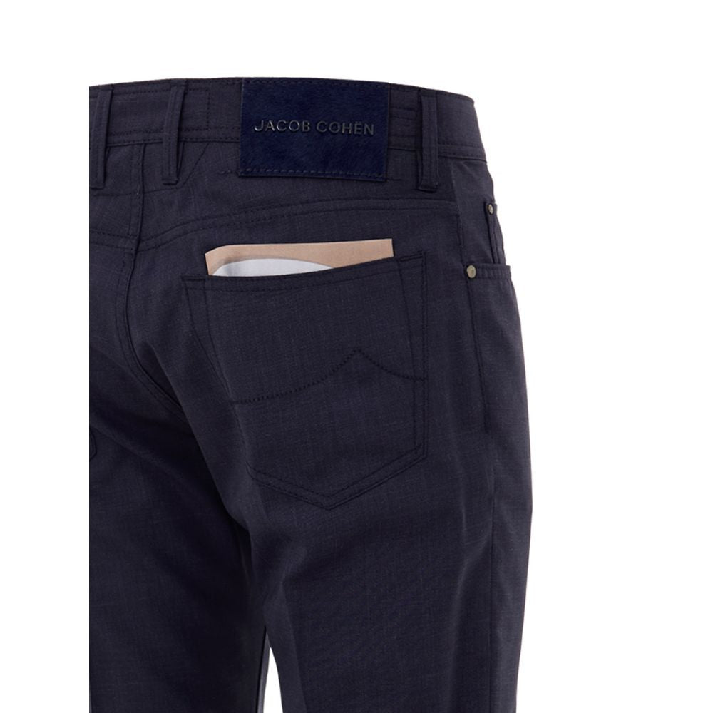 Blue Wool Pant