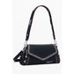 Black Polyethylene Women Handbag