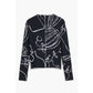 Black Elastane Women T-Shirt