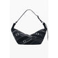 Black Polyethylene Women Handbag
