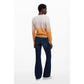 Beige Wool Women Sweater
