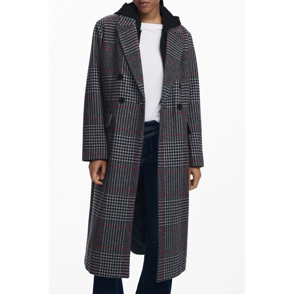 Gray Wool Women Coat