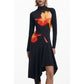 Black Cotton Women Dress