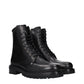 Black Leather Ankle Boots