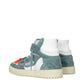 White Fabric High Tops