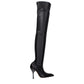 Black Leather Over The Knee