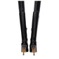 Black Leather Over The Knee