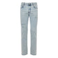 Blue Cotton Skinny Jeans