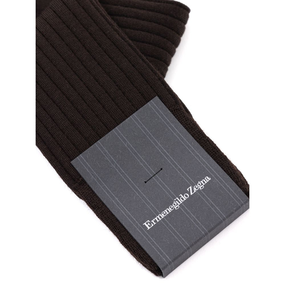 Brown Wool Sock