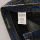 Blue Washed Boot Cut Casual Denim Pants Jeans