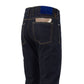Blue Polyester Tapered Jean