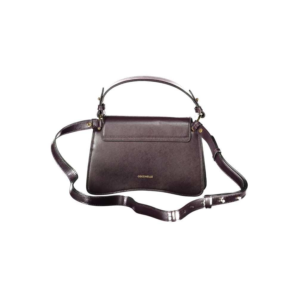 Purple Leather Handbag