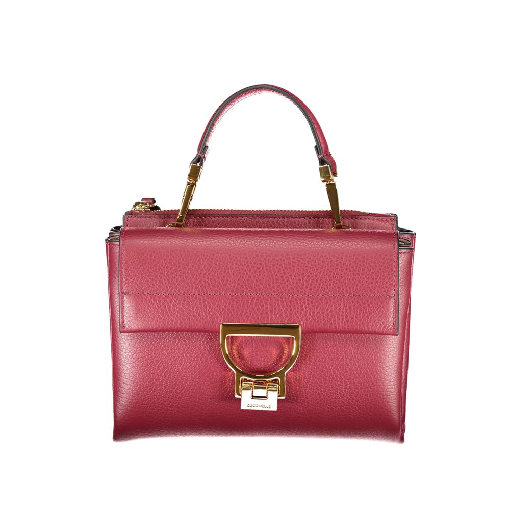 Purple Leather Handbag