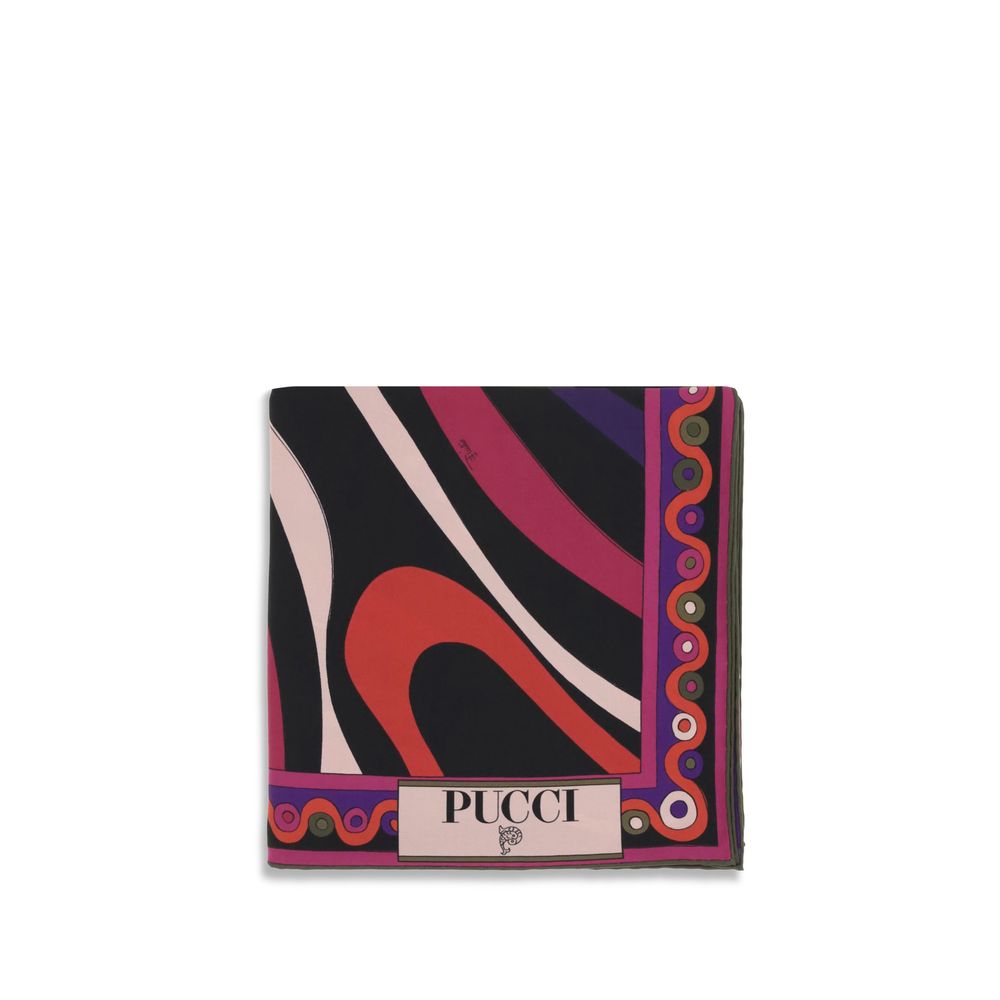 Printed silk Foulard