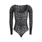 Leo String Body with animalier patterns
