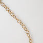 Gold Crystal Clock Pendant Statement Jewelry Necklace