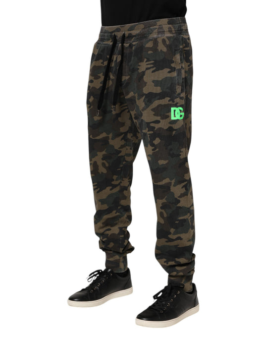 Multicolor Camouflage Cotton Men Jogger Pants