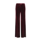 Flared Trousers in smooth Velvet