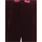 Flared Trousers in smooth Velvet