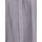 Crater-collar Shirt in habotai Silk