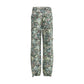 Multicolor Cotton Casual Pants
