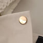 White Square Neck Button Down Crop Blouse