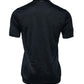 Blue Silk Crew Neck Short Sleeves Men T-Shirt