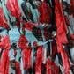 Multicolor Romantic Floral Silk Chiffon Dress