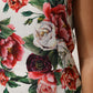 Multicolor Floral Print Viscose Sheath Dress