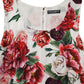 Multicolor Floral Print Viscose Sheath Dress
