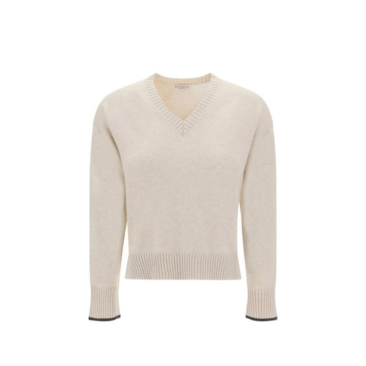 Beige Cashmere Cashmere Sweater