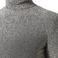 Gray Nylon Bodycon Sheath Long Sleeves Dress